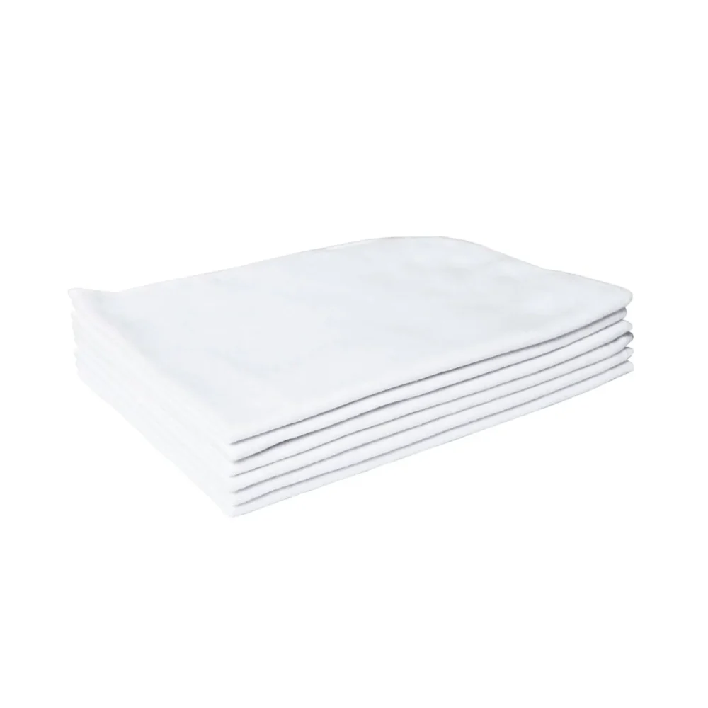 Flanela Branca G com 12 38x58