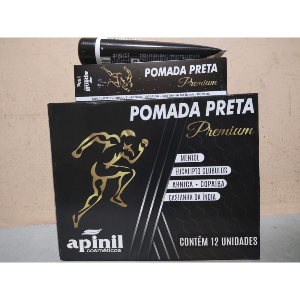 Pomada Preta Premium 12 Unidades